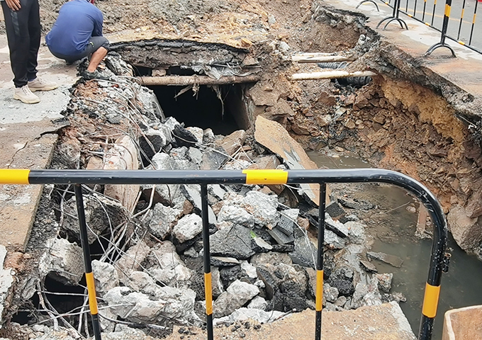 燕羅街道2019年電纜溝建設工程1